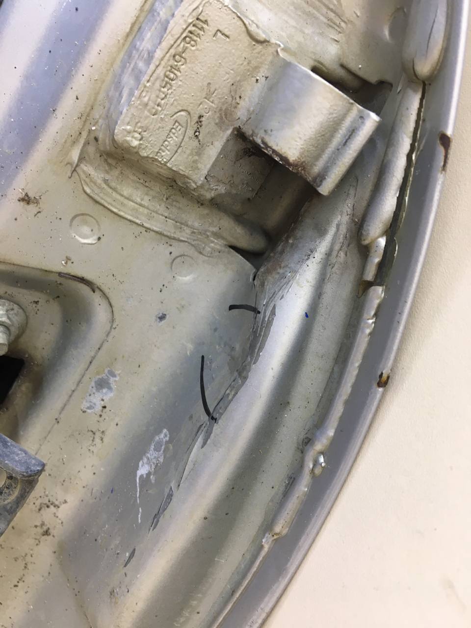 Дверь передняя левая Lada Granta 2011>