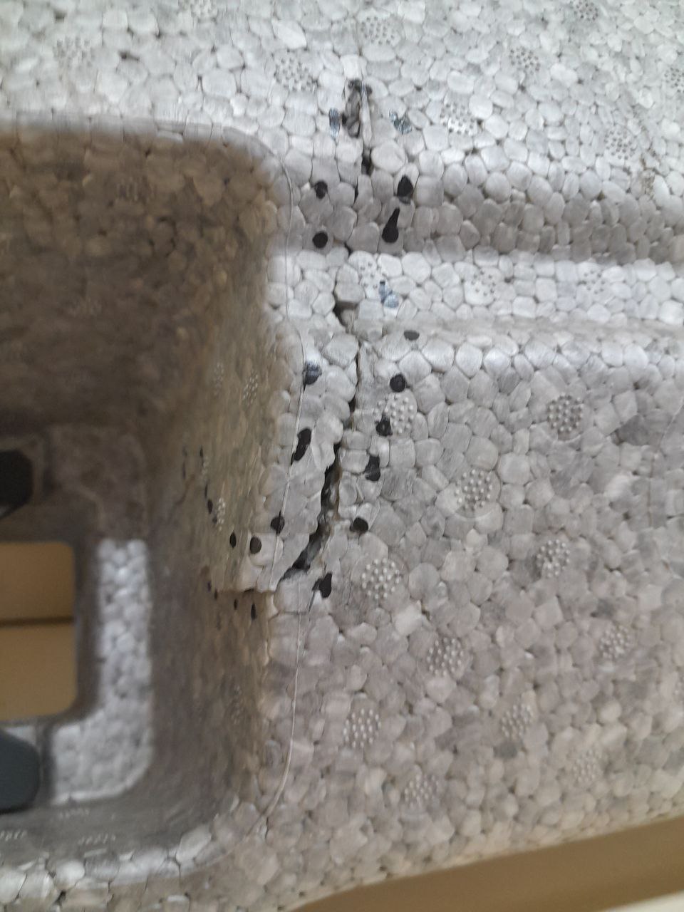 Наполнитель заднего бампера Daewoo Nexia (N150) 2008-2016