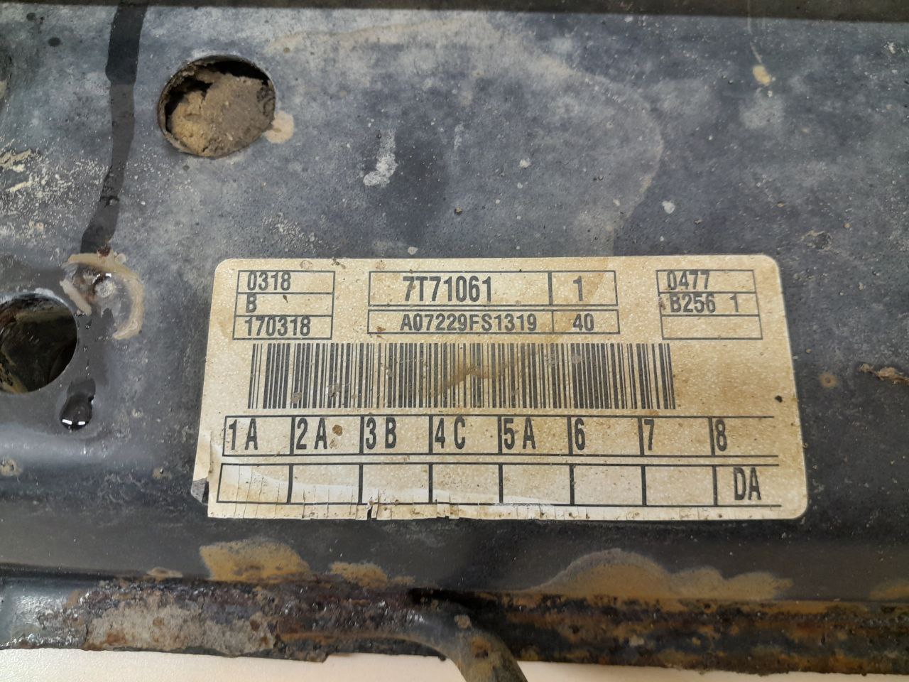Балка подмоторная Ford Fiesta (MK5) 2002-2008