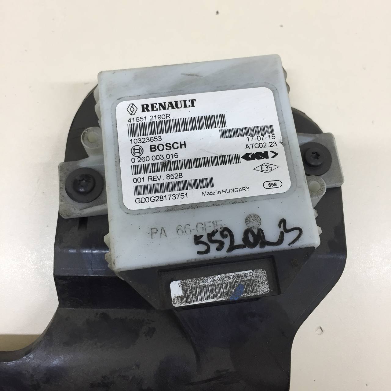 Блок электронный Renault Duster (HSA, HSM) 2012> Блок электронный Renault Duster (HSA, HSM) 2012>