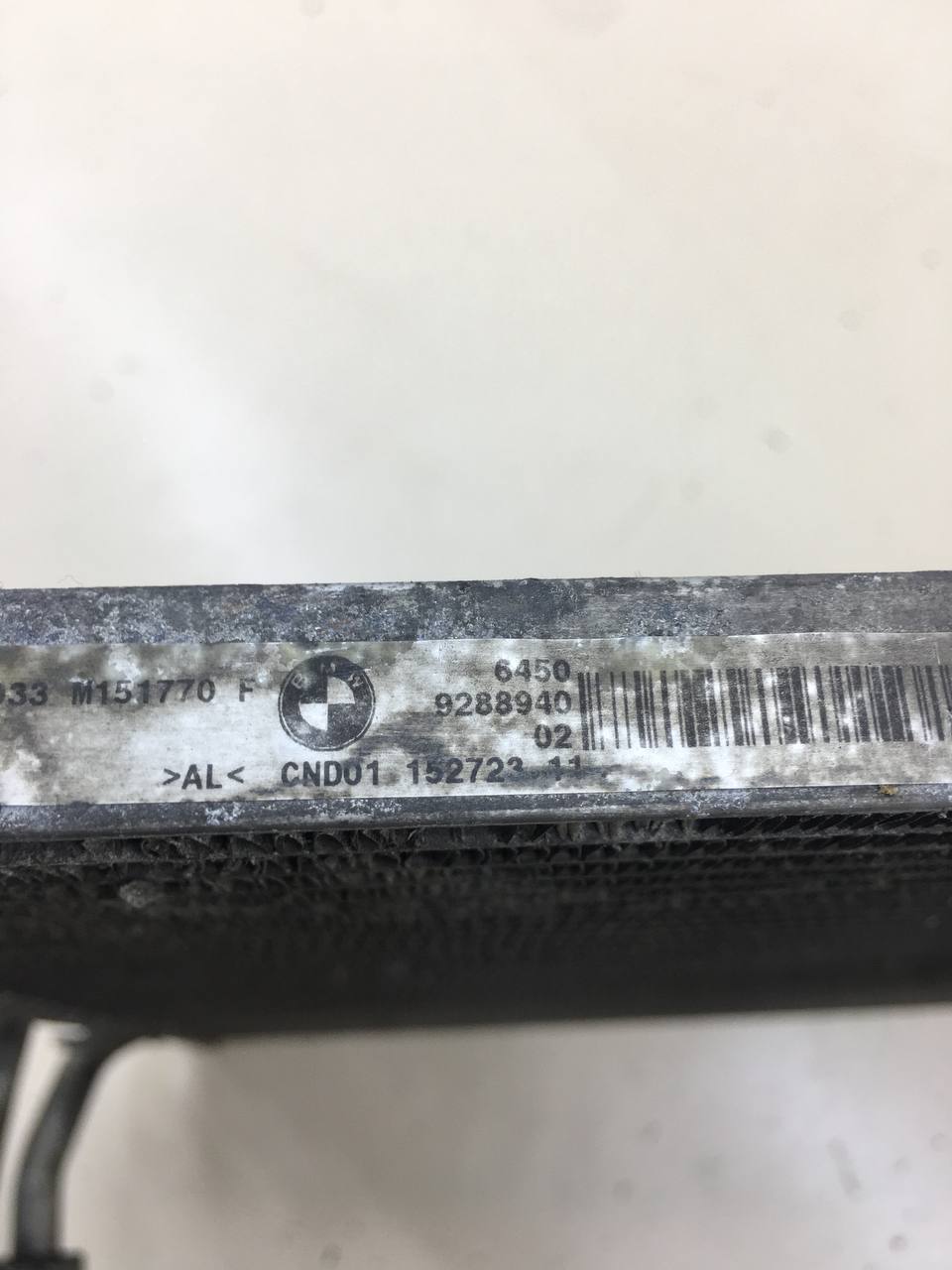 Радиатор кондиционера (конденсер) BMW 3-series F30/F31 2011>