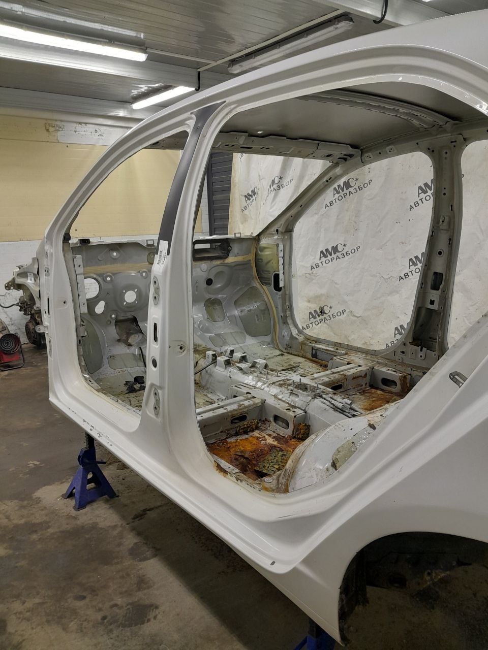 Порог со стойкой левый Chevrolet Cobalt (T250) 2011-2015