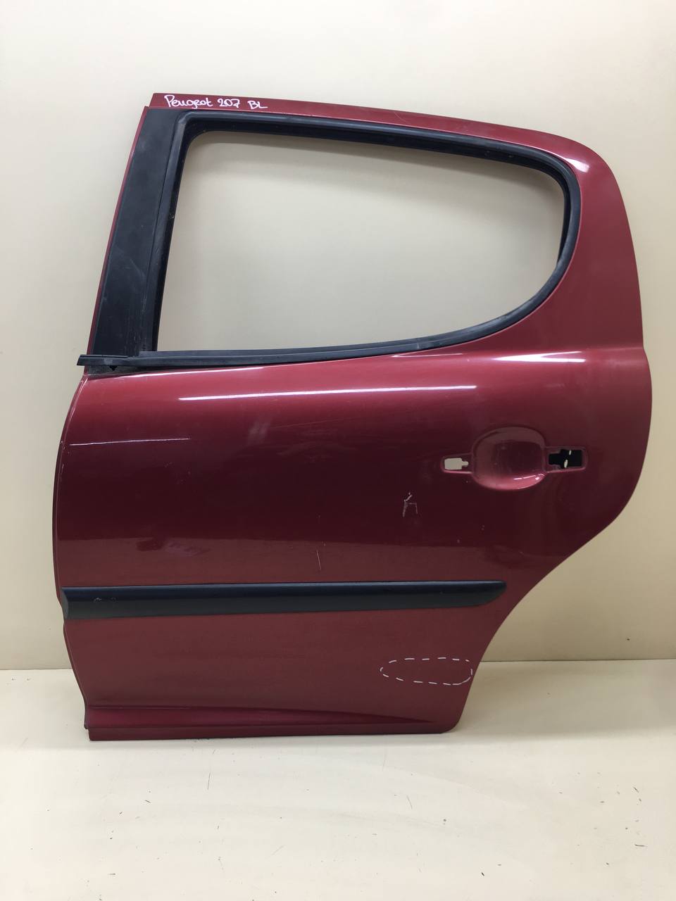 Дверь задняя левая Peugeot 207 2006-2013