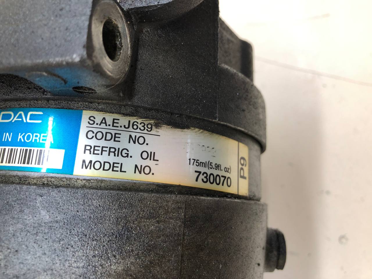 Компрессор системы кондиционирования Chevrolet Cruze (J300) 2009-2016