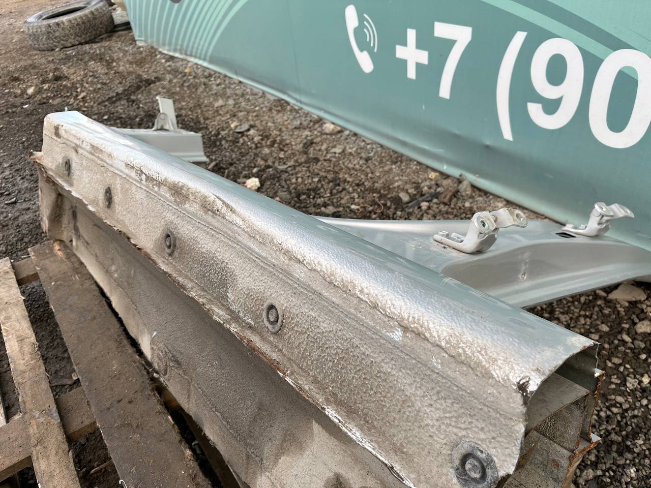 Порог со стойкой левый Hyundai Solaris (RB) 2010-2017