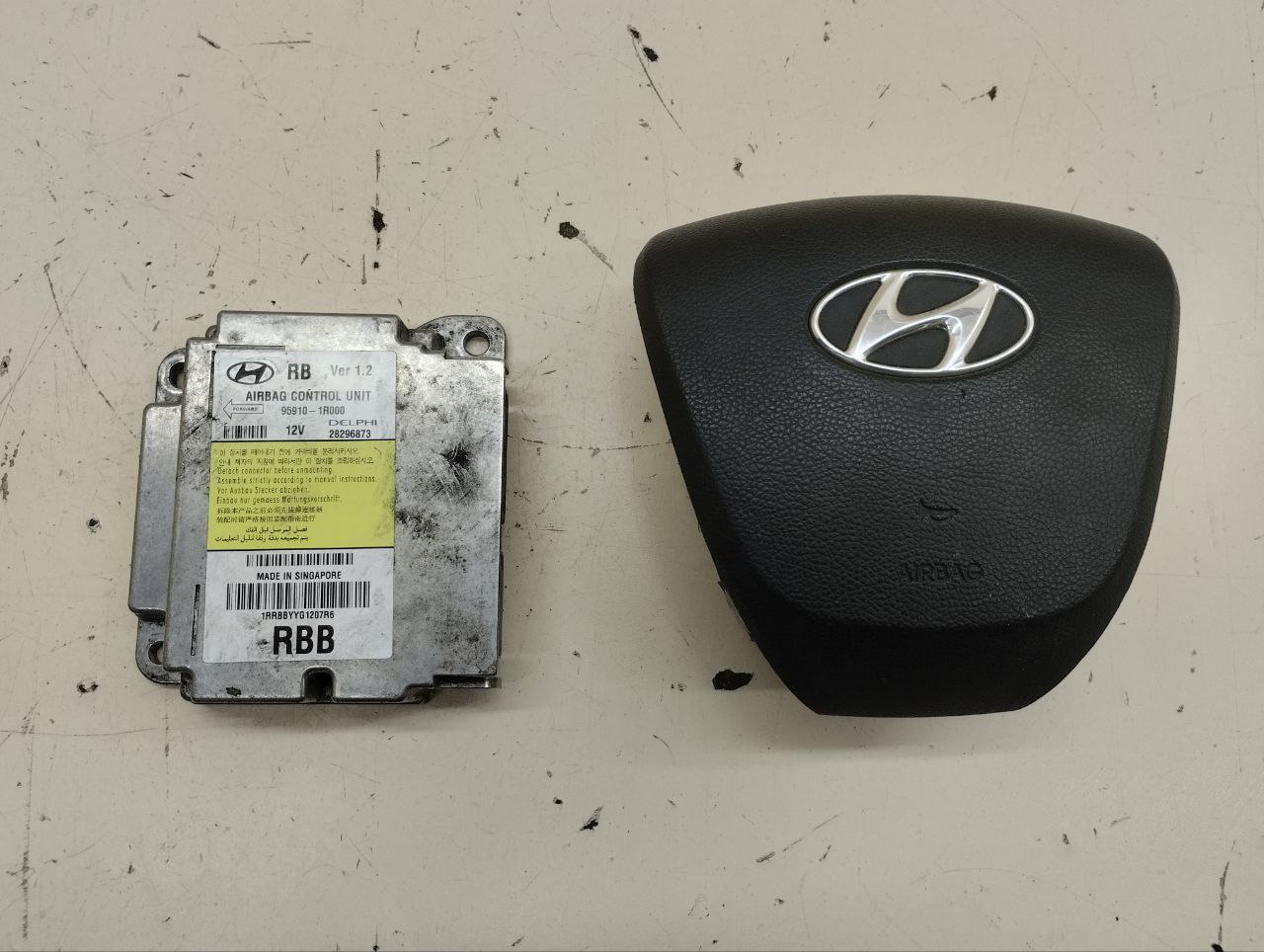 Подушка безопасности в рулевое колесо Hyundai Solaris (RB) 2010-2017