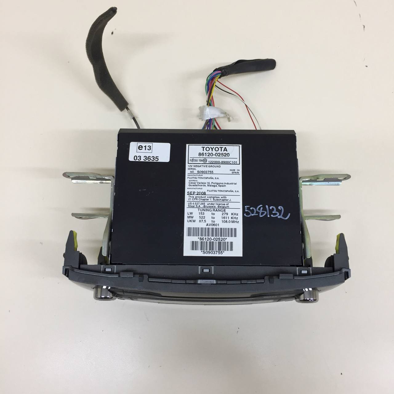 Магнитола Toyota Auris (E150) 2006-2012