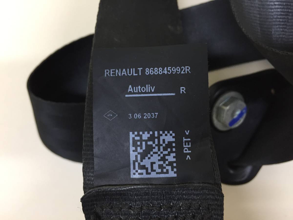Ремень безопасности Renault Sandero 2009-2014
