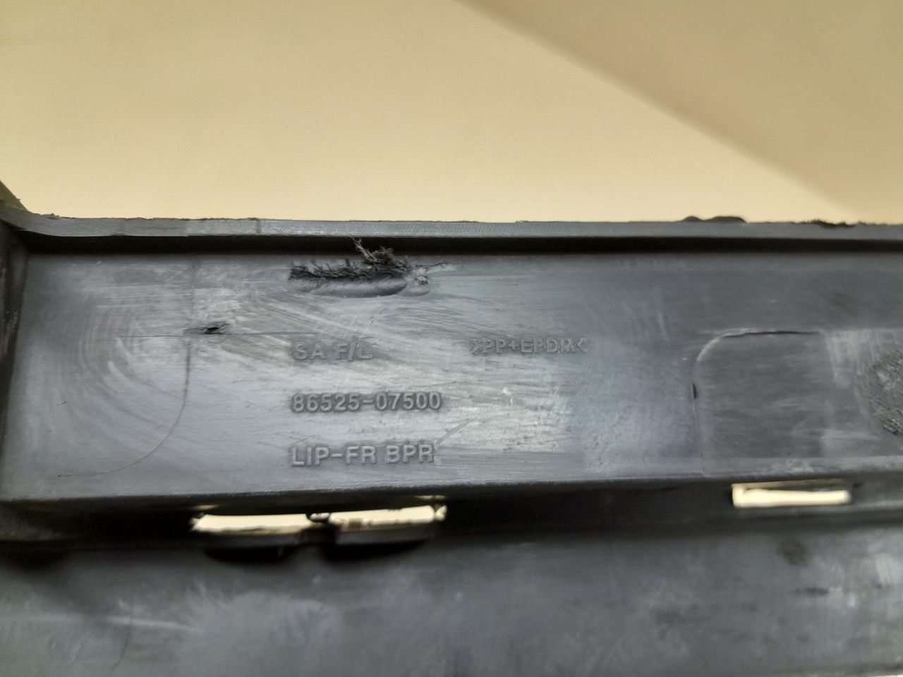 Спойлер переднего бампера Kia Picanto (BA) 2005-2011