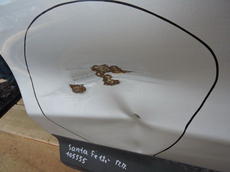 Дверь передняя правая Hyundai Santa Fe 3 (DM) 2012-2019