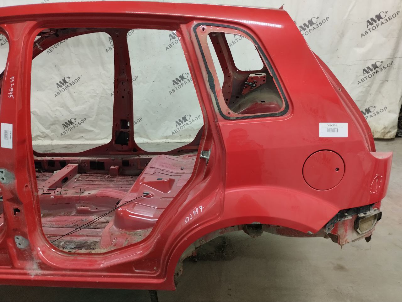 Крыло заднее левое Ford Fiesta (MK5) 2002-2008