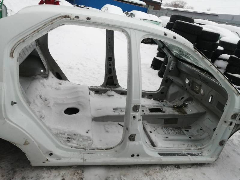 Порог со стойкой правый Renault Logan (1) 2005-2014