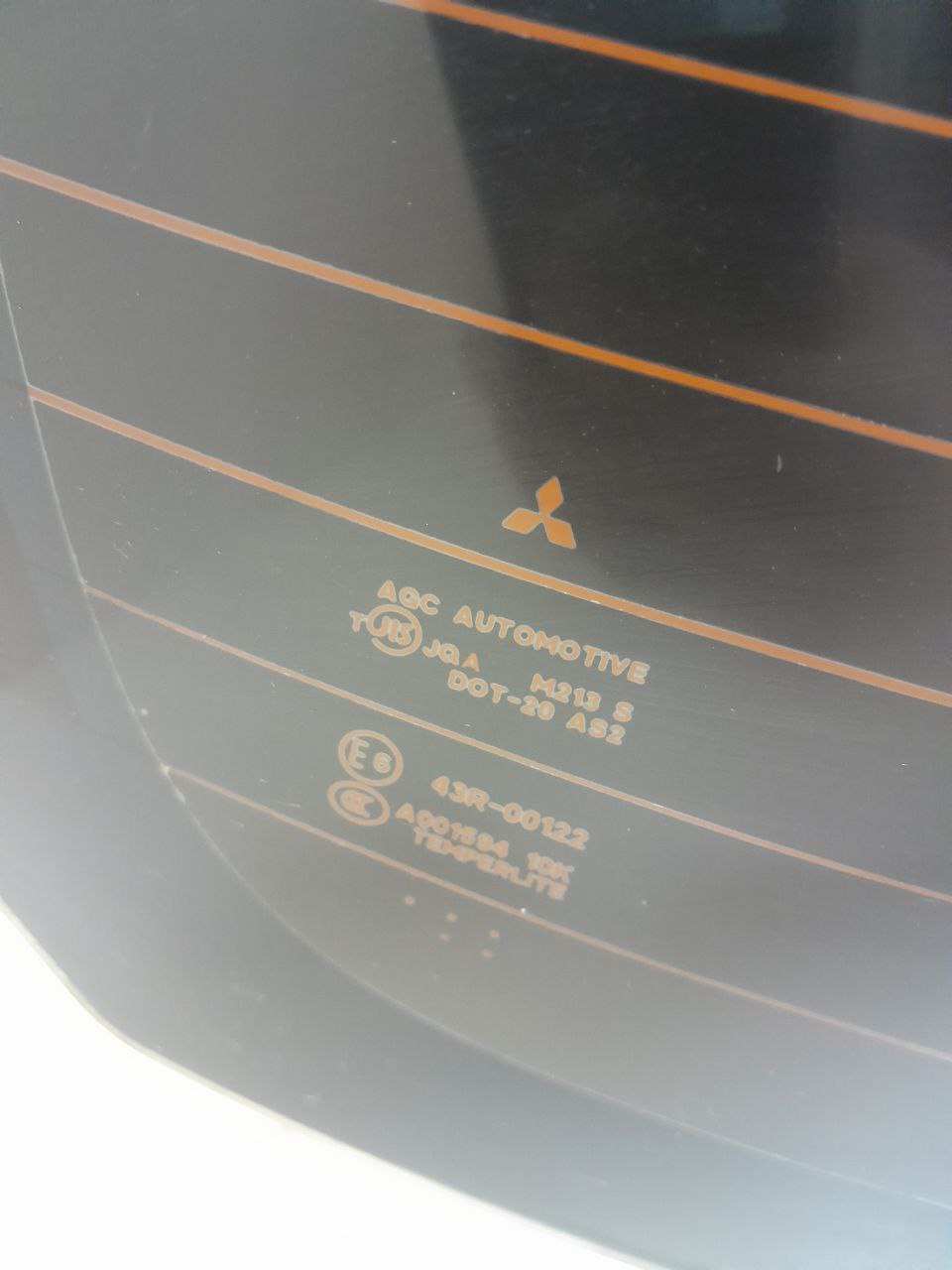 Стекло заднее Mitsubishi Lancer X (CX, CY)  2007>