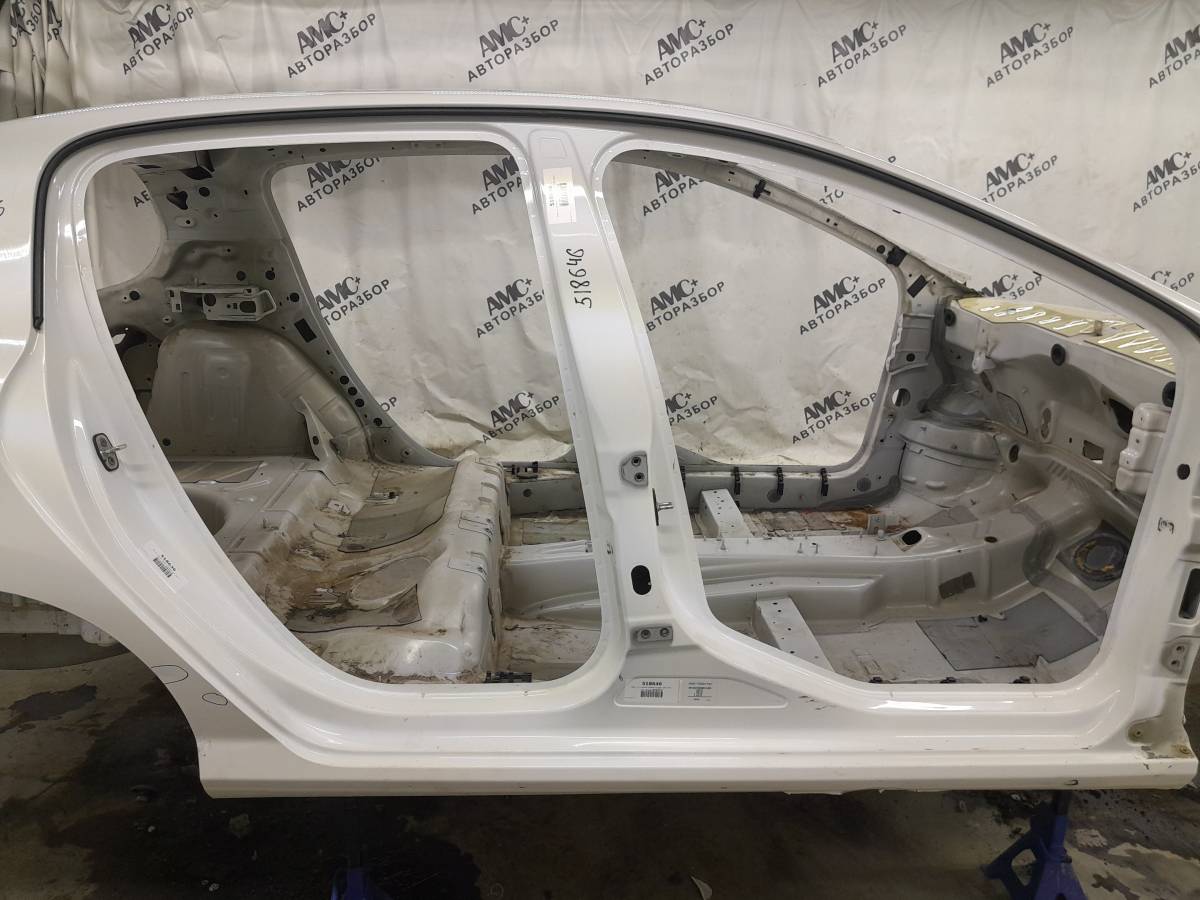 Порог со стойкой правый Peugeot 308 2007>