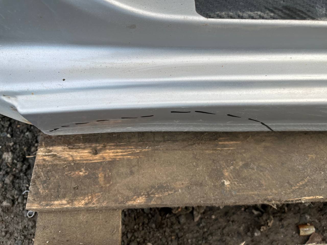 Порог со стойкой левый Hyundai Solaris (RB) 2010-2017