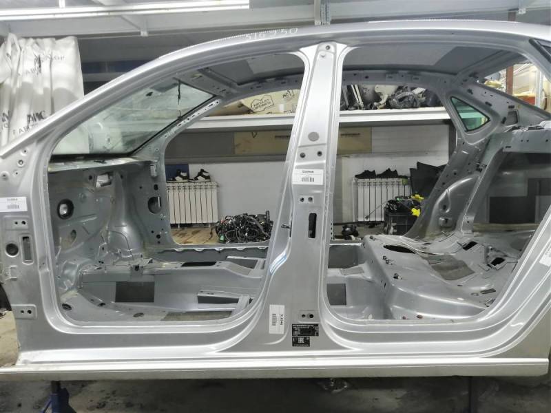 Порог со стойкой левый Volkswagen Polo (MK5) 2011-2020 Порог со стойкой левый Volkswagen Polo (MK5) 2011-2020