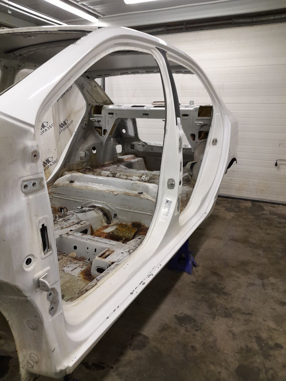 Порог со стойкой левый Chevrolet Cobalt (T250) 2011-2015