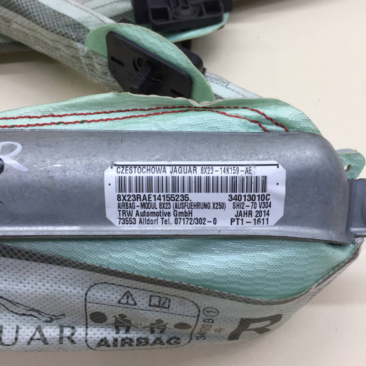 Подушка безопасности боковая (шторка) Jaguar XF 2007-2015