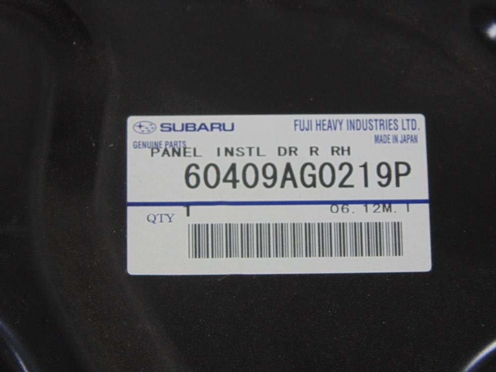 Дверь задняя правая Subaru Legacy (B13) 2003-2009