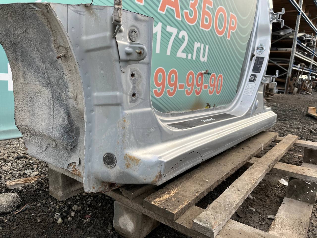 Порог со стойкой левый Hyundai Solaris (RB) 2010-2017