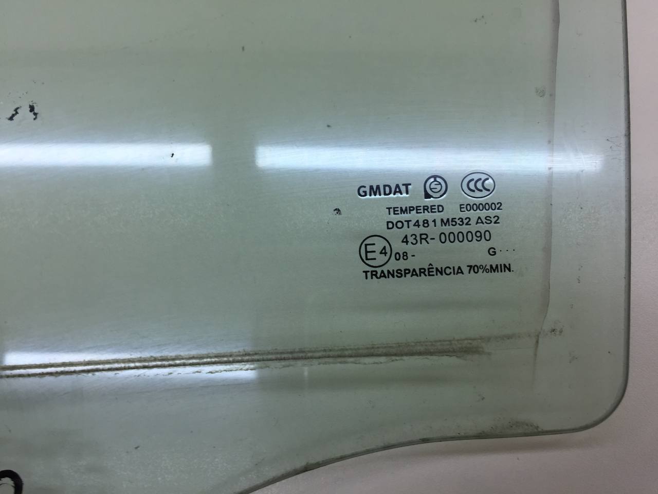 Стекло двери задней левой Chevrolet Aveo T250 2005-2011