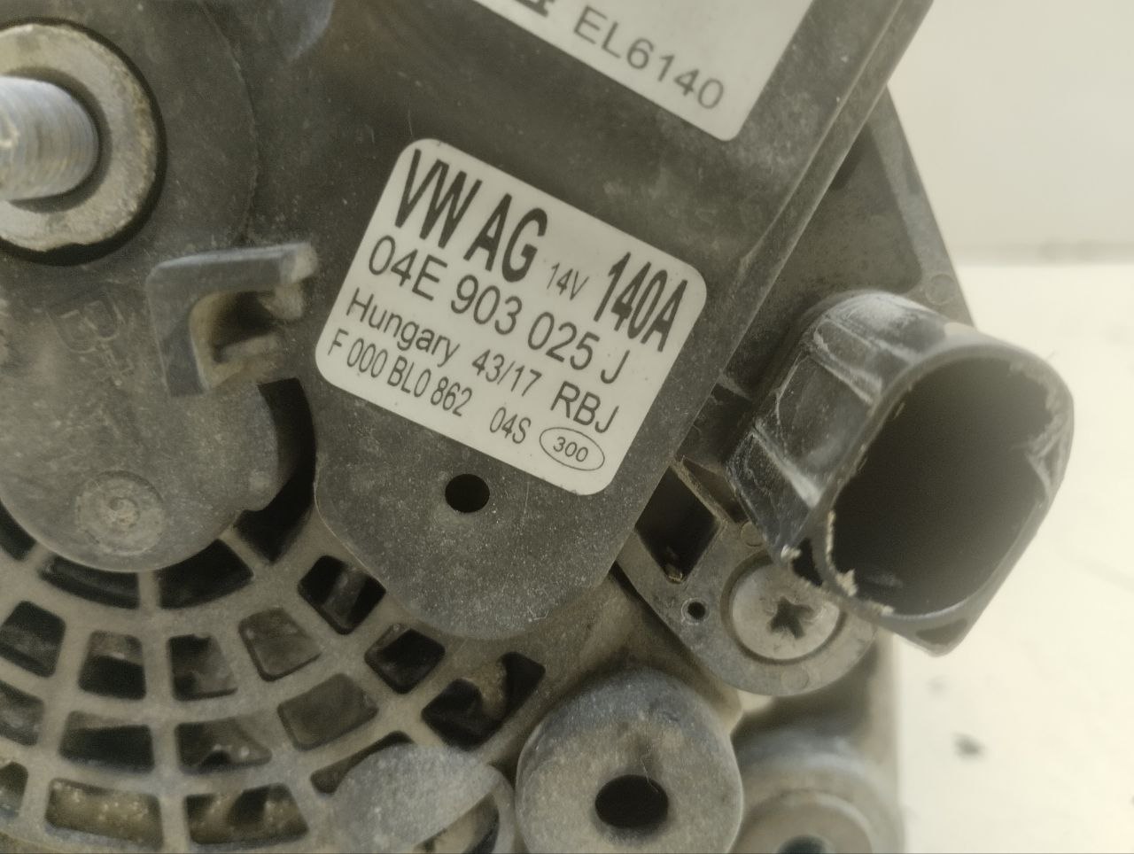Генератор Volkswagen Polo (MK5) 2011-2020 Генератор Volkswagen Polo (MK5) 2011-2020