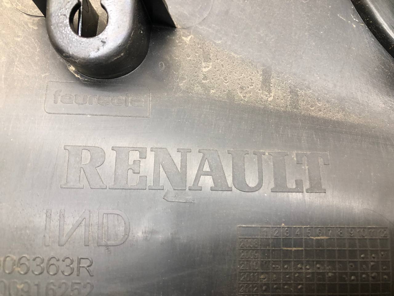 Обшивка двери передней правой Renault Sandero 2009-2014