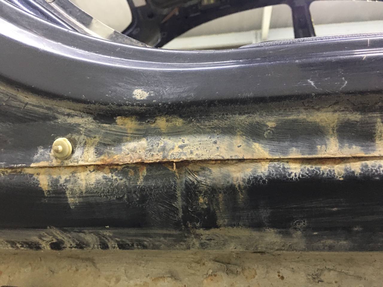 Порог со стойкой правый Nissan Primera (P12) 2002-2007